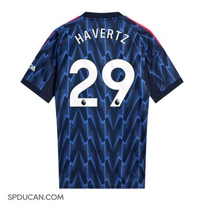 Muški Nogometni Dres Arsenal Kai Havertz #29 Gostujuci 2025-26 Kratak Rukav Muški Nogometni Dres Arsenal Kai Havertz #29 Gostujuci 2025-26 Kratak Rukav